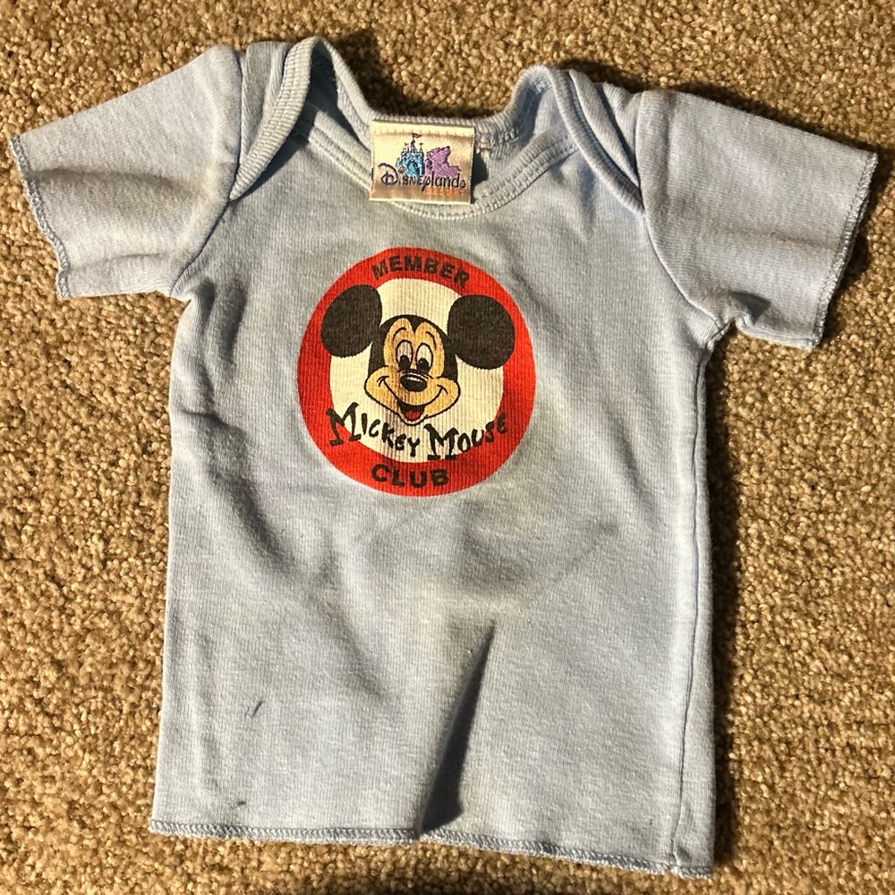 Vintage Disneyland Mickey Mouse Club Blue T-Shirt